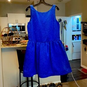 BCBGMAXAZRIA Women's Round Neck Party Dress